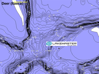 Lake Map Deer Lake 